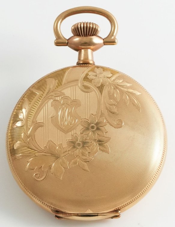 Illinois, Grade 706, Model 8, 17J, 16S, exquisite gold-filled HC