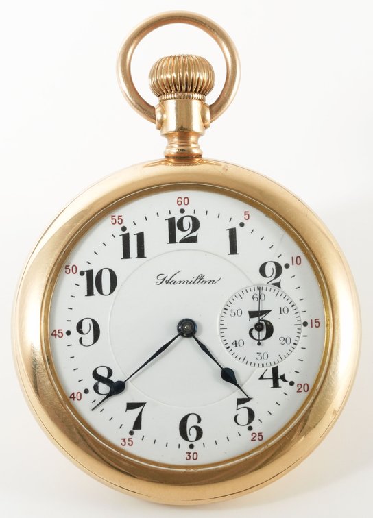 Hamilton, Grade 993 w/scarce conversion style dial, 21J, 16S