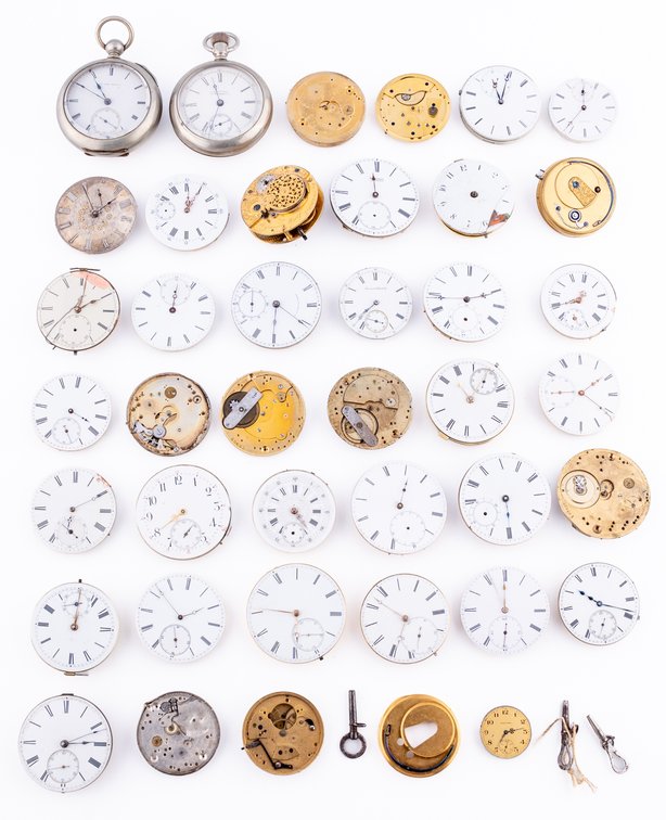 Lot (40) Includes two PWs and thirty-eight PW mvts