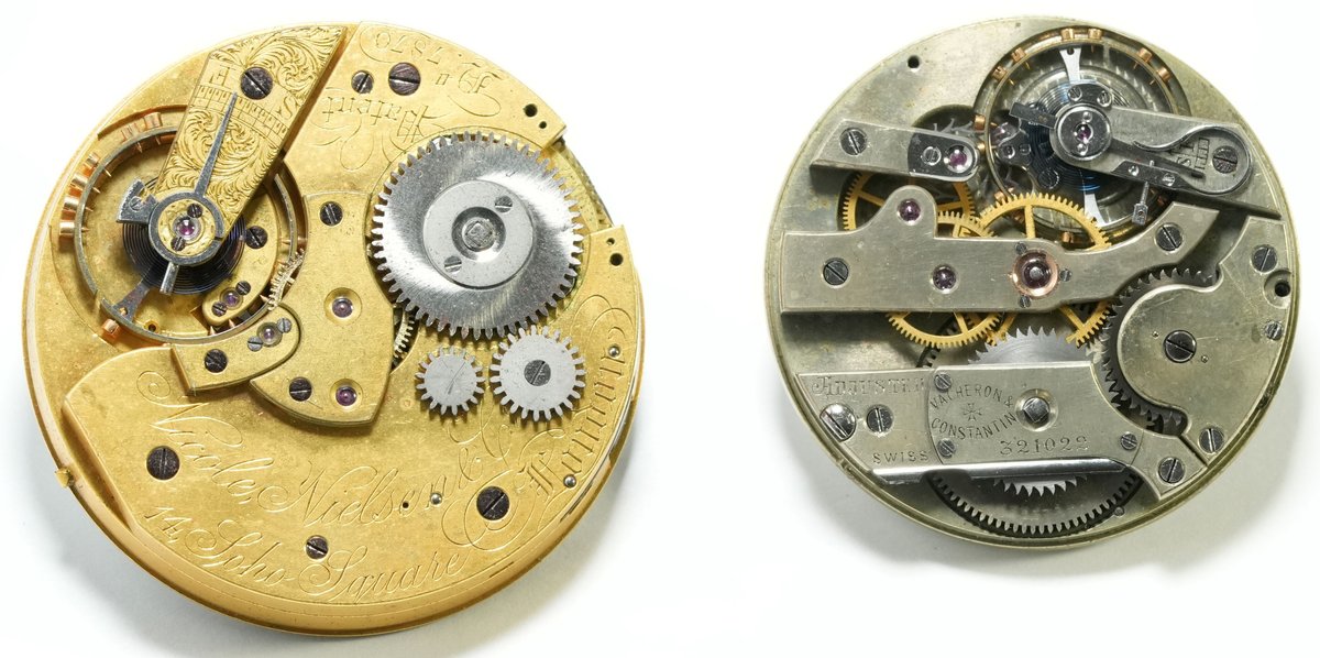 PW mvt lot (2) European, Vacheron & Constantin and Nicole Nielsen, both NR