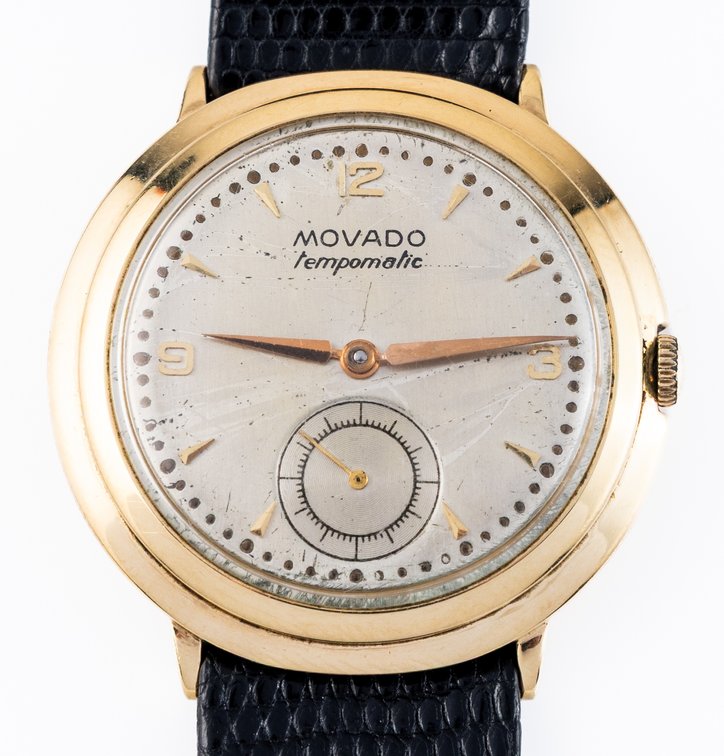 Movado Tempomatic, bumper automatic in 14K