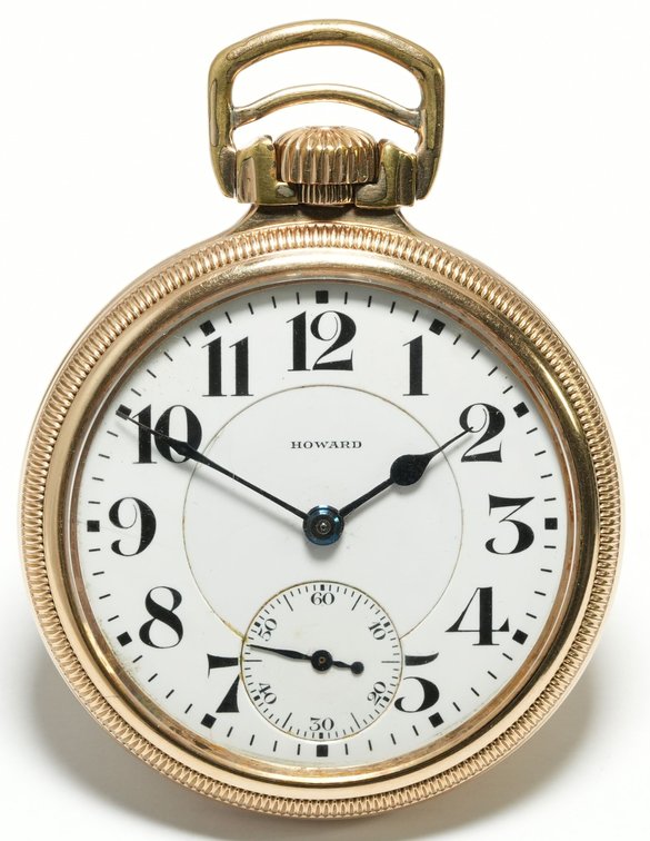 Howard Keystone, Series 0, 23J w/ruby banking pins