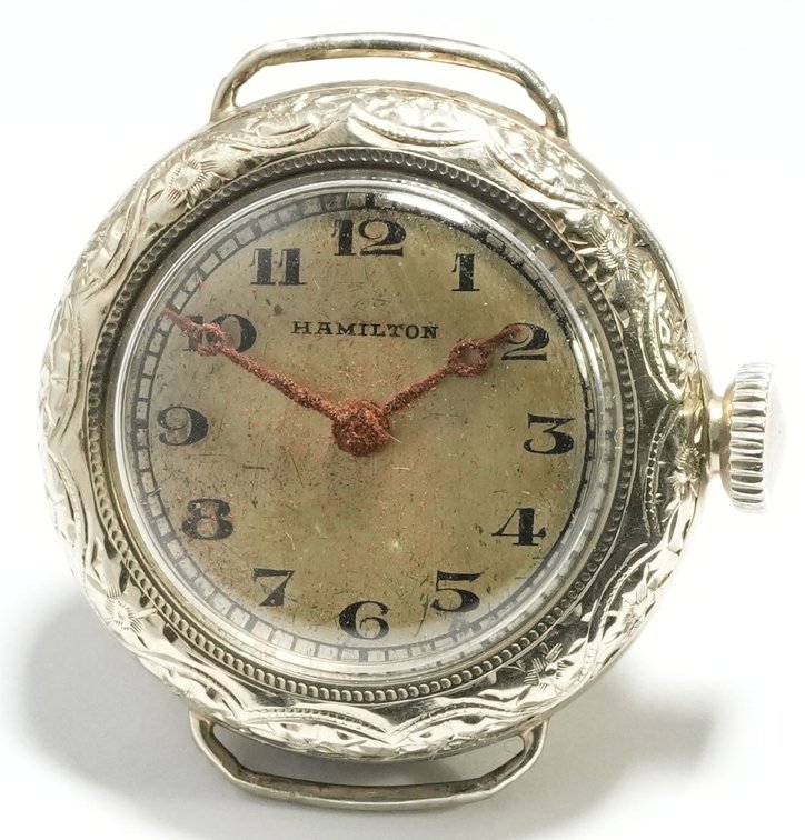 Lady's Hamilton manual wind in 14K