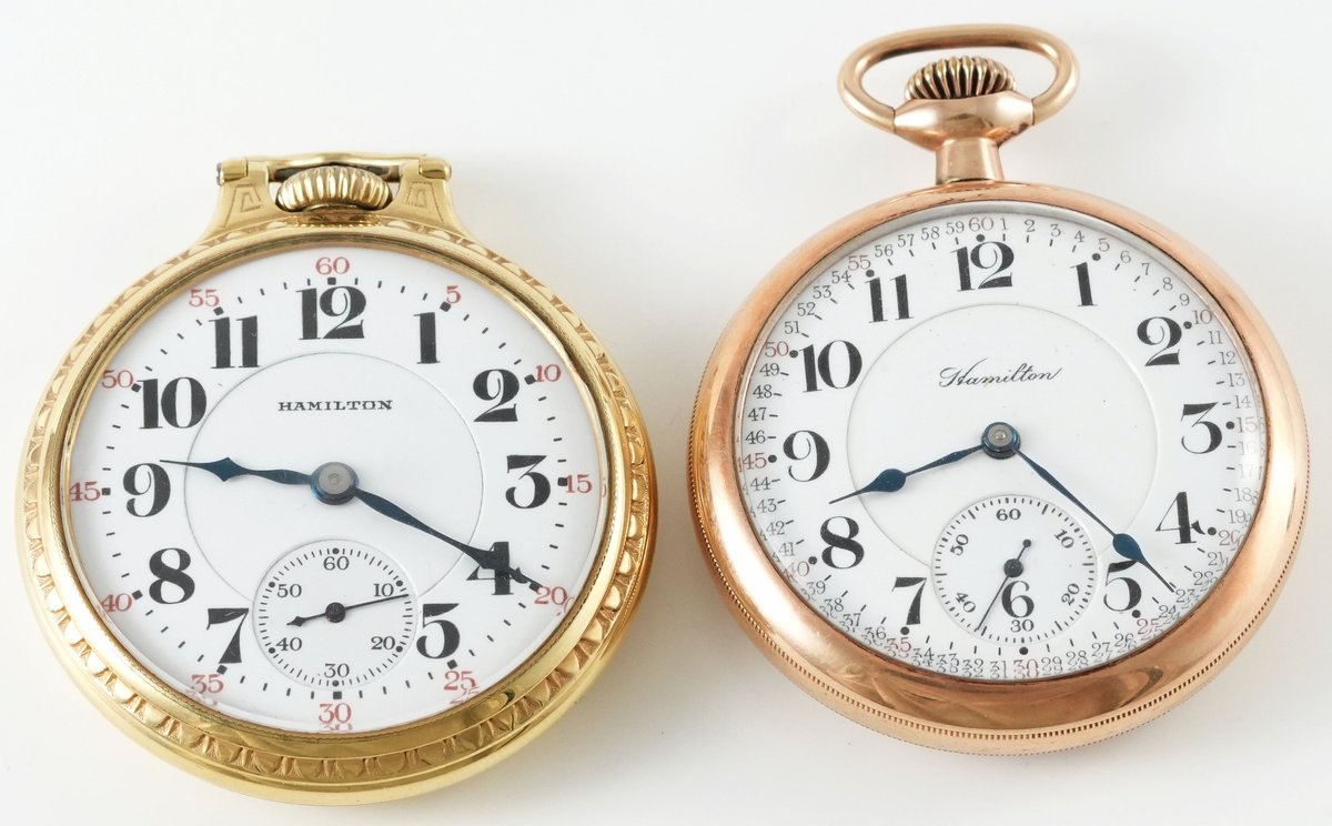 PW lot (2) Hamilton, 19-23J RR grade, one runs
