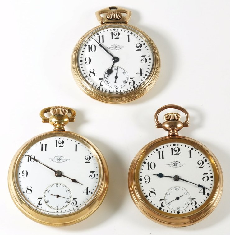 PW lot (3) Ball, Official RR Standard, 17-21J, all run