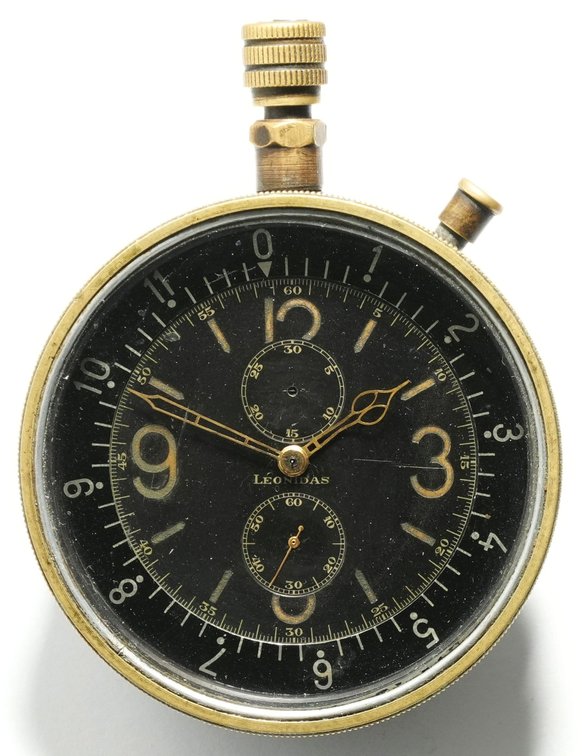 Leonadis, military aircraft clock w/chronograph