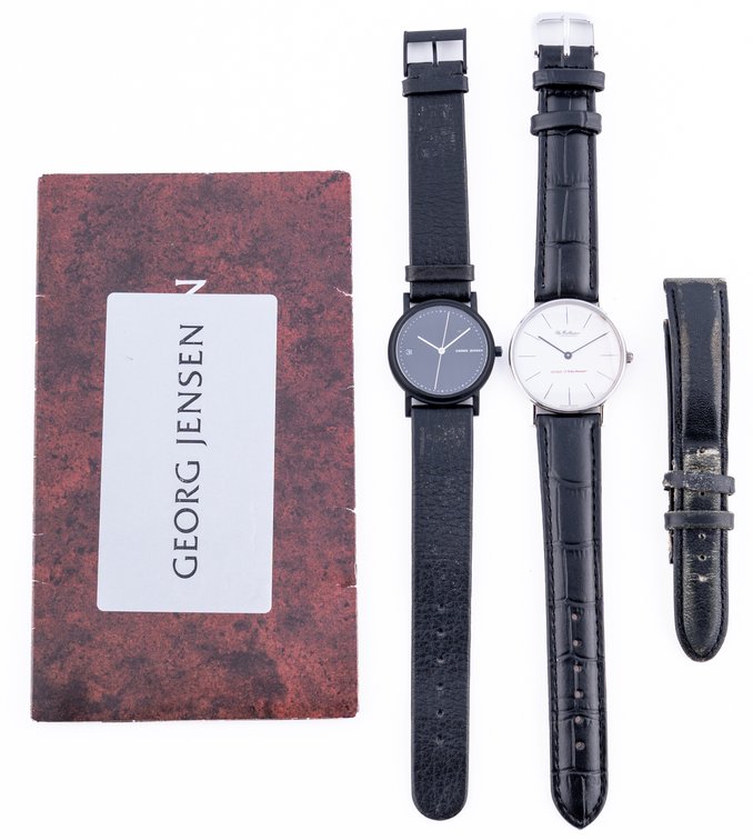 WW lot (2) Swiss minimalist quartz models, both run