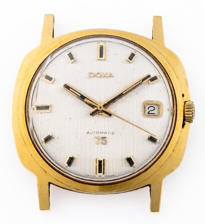 Doxa Jubilé 75, automatic in 18K