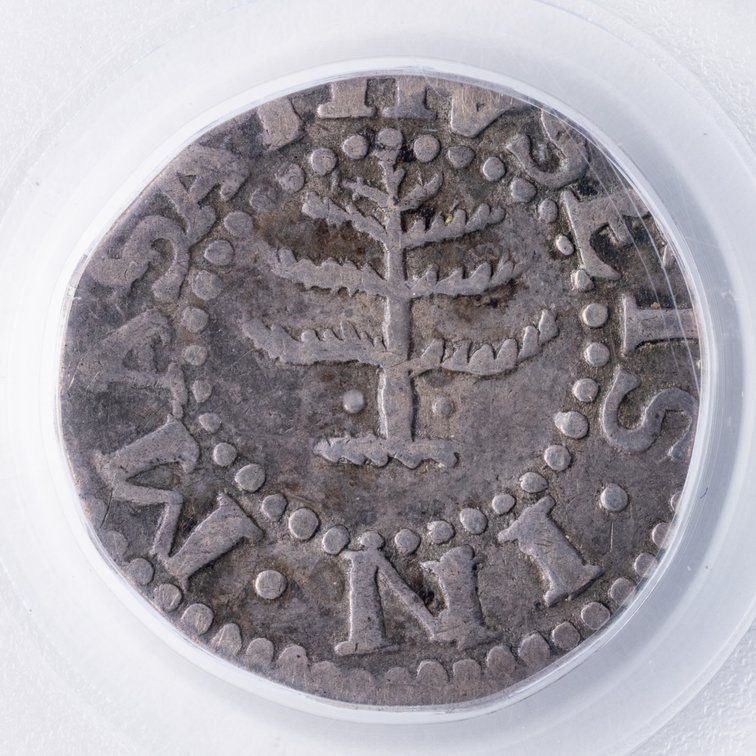 Massachusetts Pine Tree Sixpence, 1652, PCGS VF30