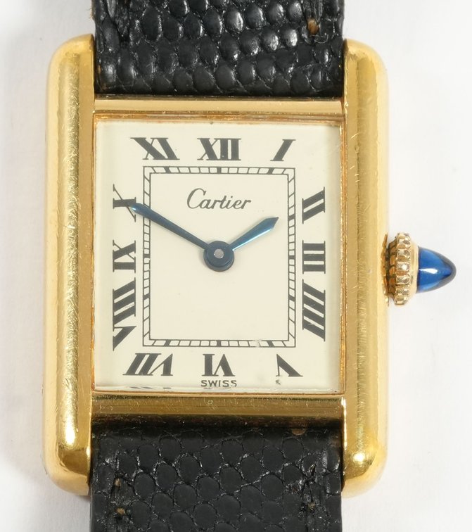 Lady's Cartier Tank, manual wind