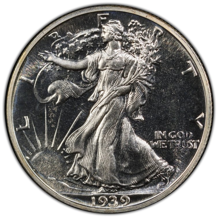 US Walking Liberty half, 1939 Proof, PR67+ w/CAC