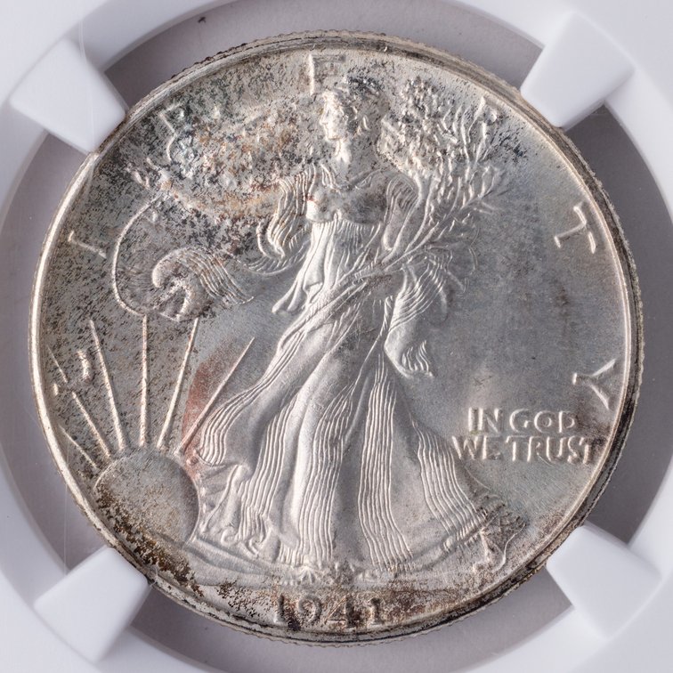 US Walking Liberty half, 1941, NGC MS67+ w/CAC
