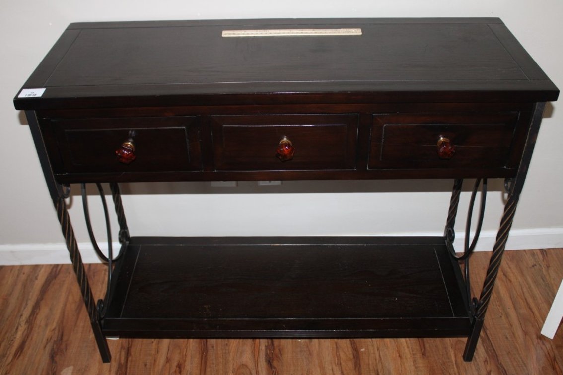 Console Table, Measures 40 x 15 x 32