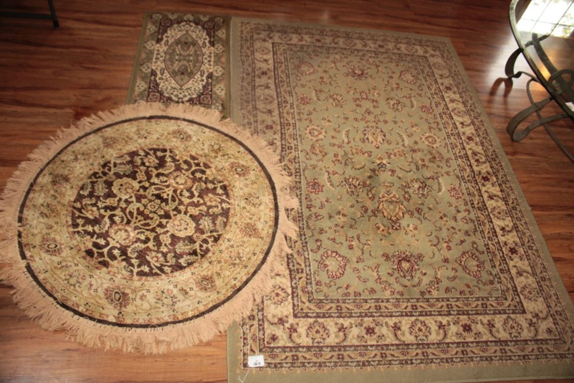 Three Rugs, Measuring 72 x 48 And 31 x 17 And A 39 Inch