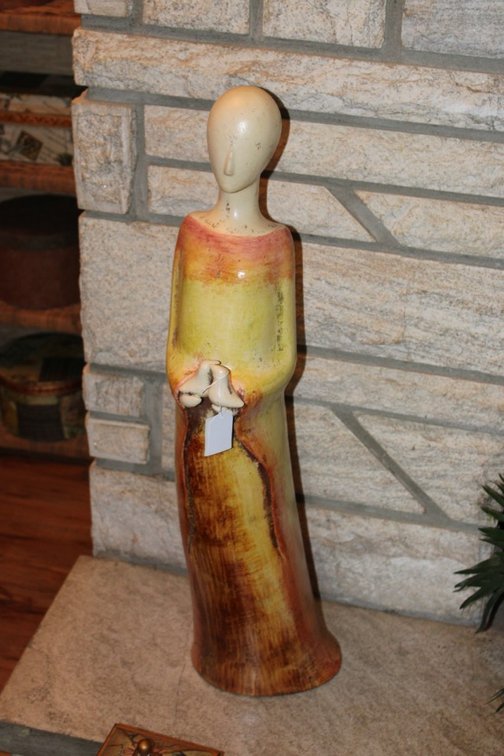 29-Inch Stoneware Statue