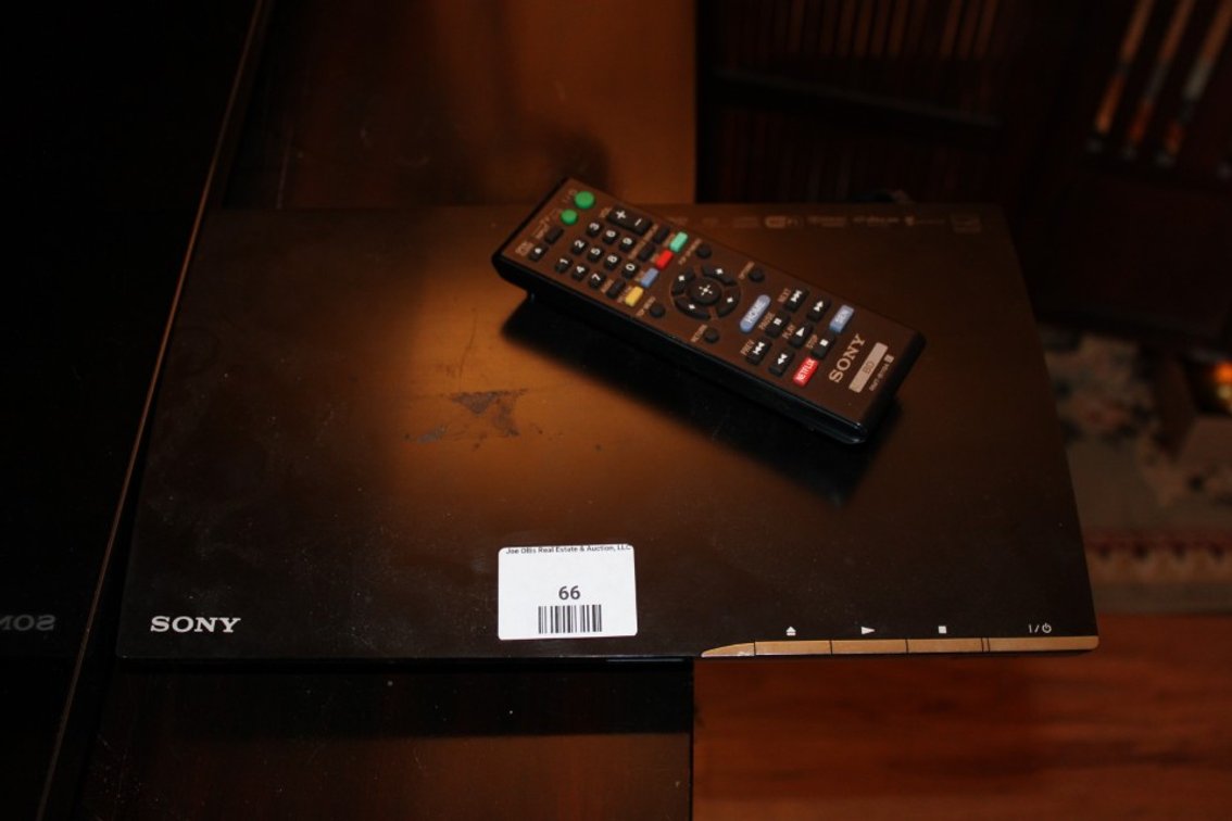 Sony Blu-Ray Player With Remote
