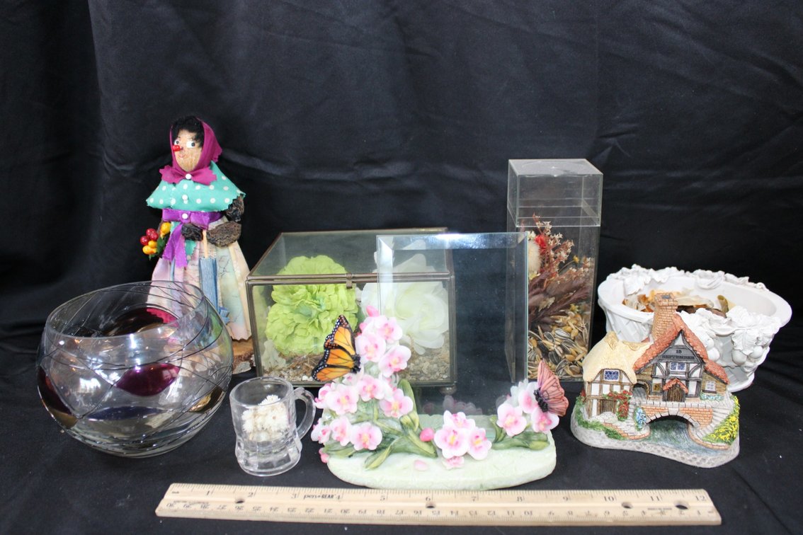 Dresser Casket, Rose Bowl Vase, Potpourri Holder, And More