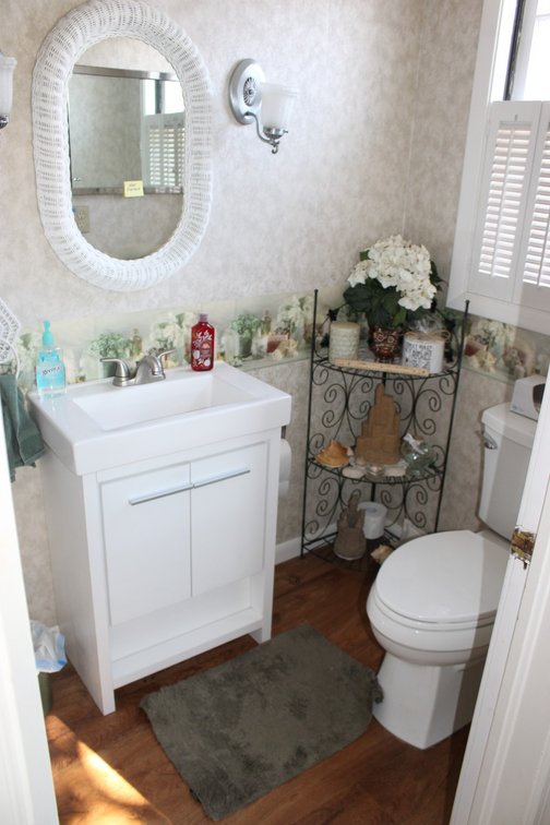 Loose Contents Of Hallway Guest Bath. Not To Include The Wicker Mirror