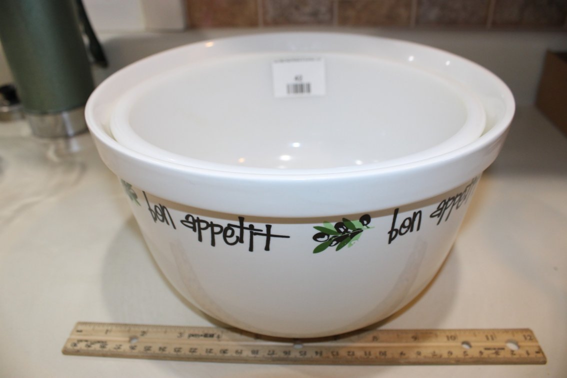 Mixer Bowl And A Mixing Bowl