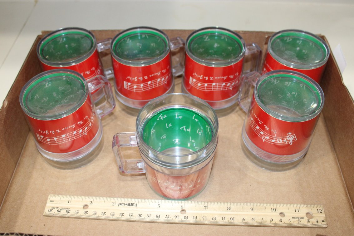 Plastic Holiday Mugs