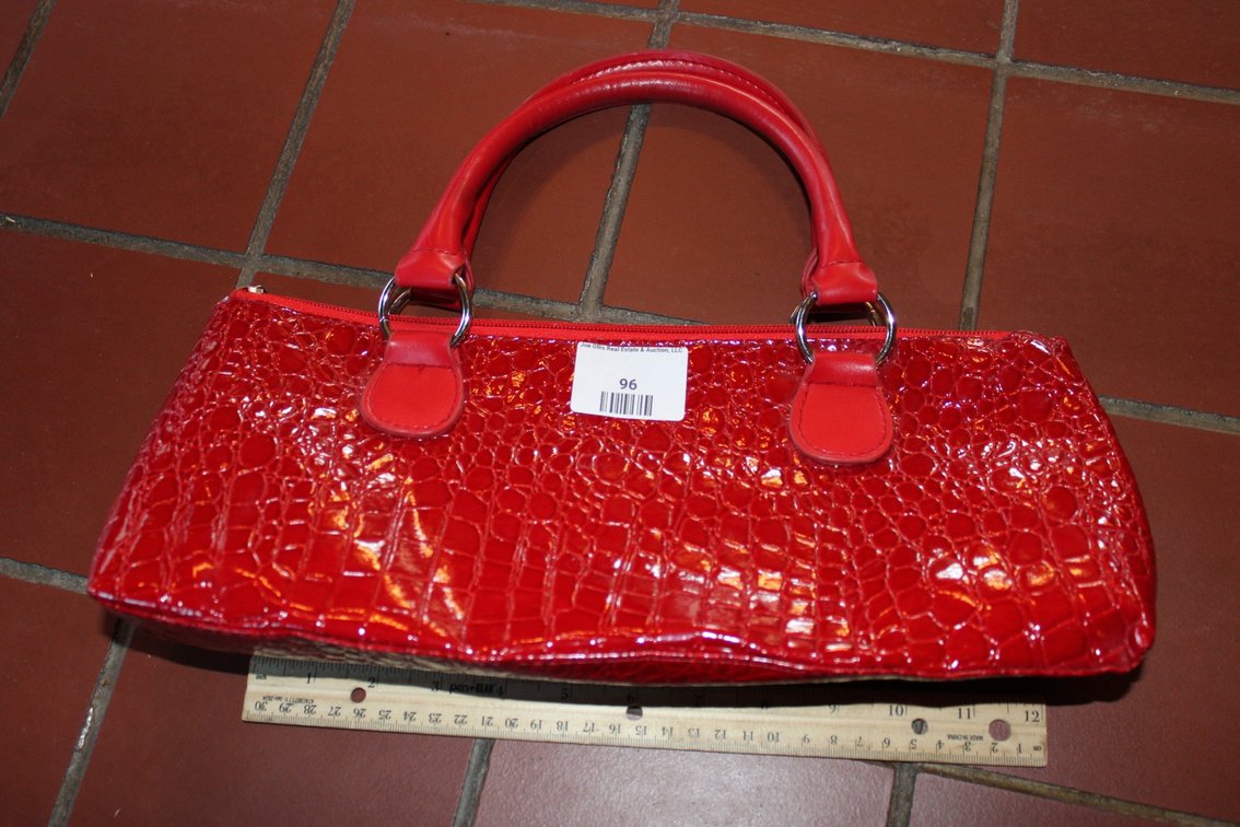 Faux Gator Leather Wine Bag