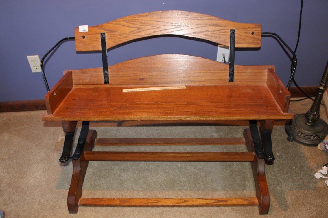 Reproduction Carriage Seat Bench, Measures 42 x 23 x 27