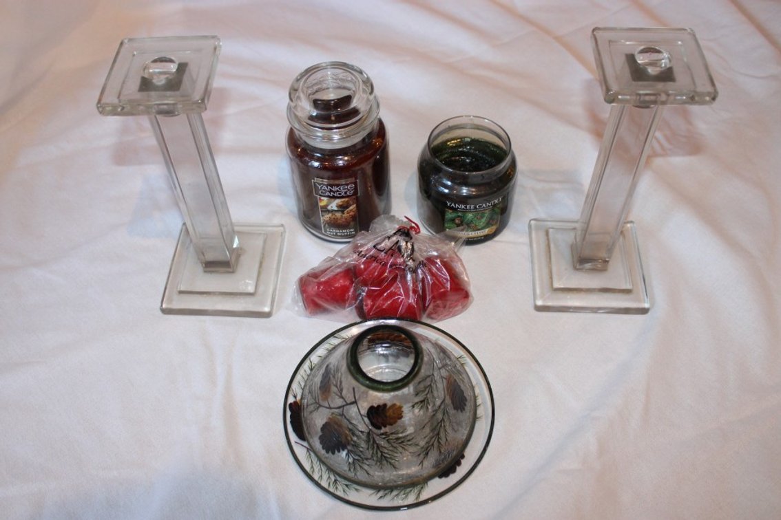 Candles And Candle Holders.