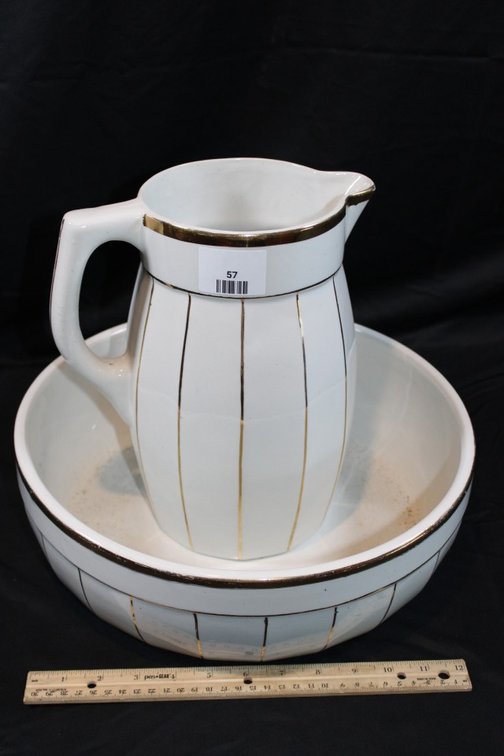 Wash Bowl And Pitcher.
