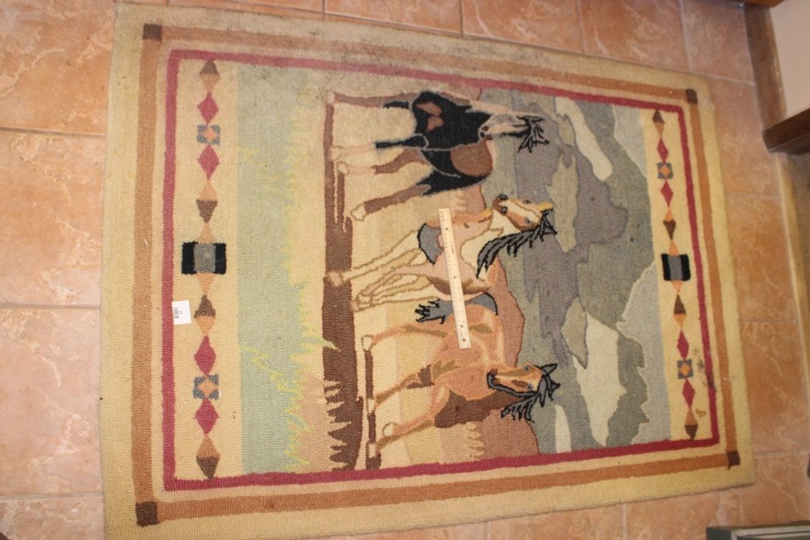 Southwest Horse Rug Measures 60 x 44.