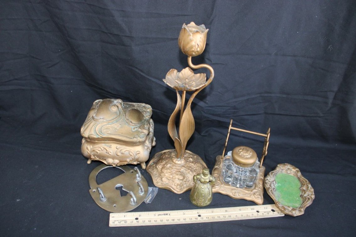 Metal Jewelry Casket, Jewelry Tray, Candle Holder,
