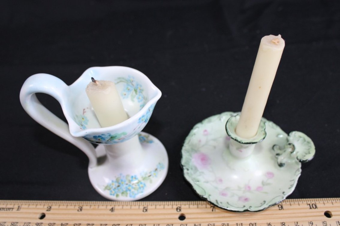 Small Candle Holder By Tv, Limoges, France, And A