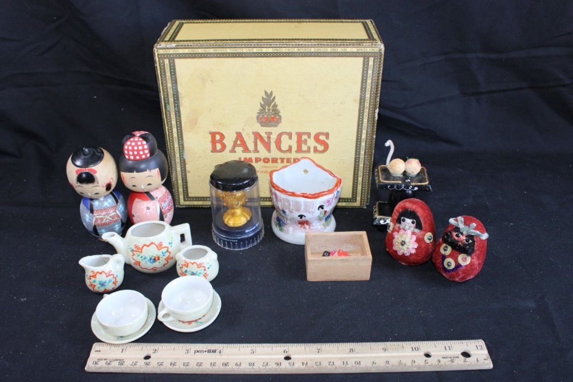 Child'S Japanese Tea Set And Japanese Decor.
