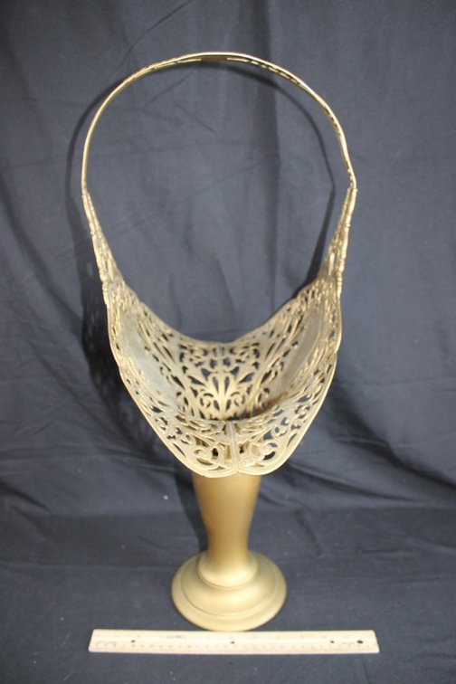Metal Flower Basket, 12.5 X 24.