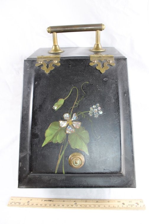 Metal Wood Starter Box With Removable Tray And Glo