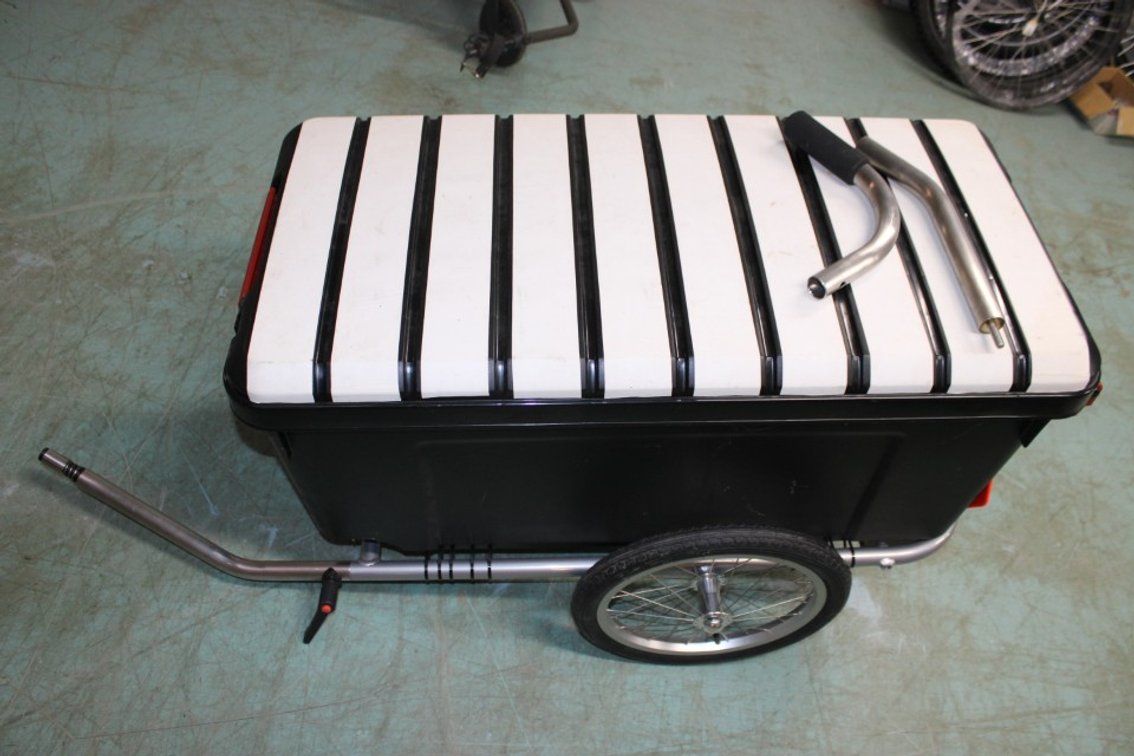 Homemade Bicycle Trunk Cart