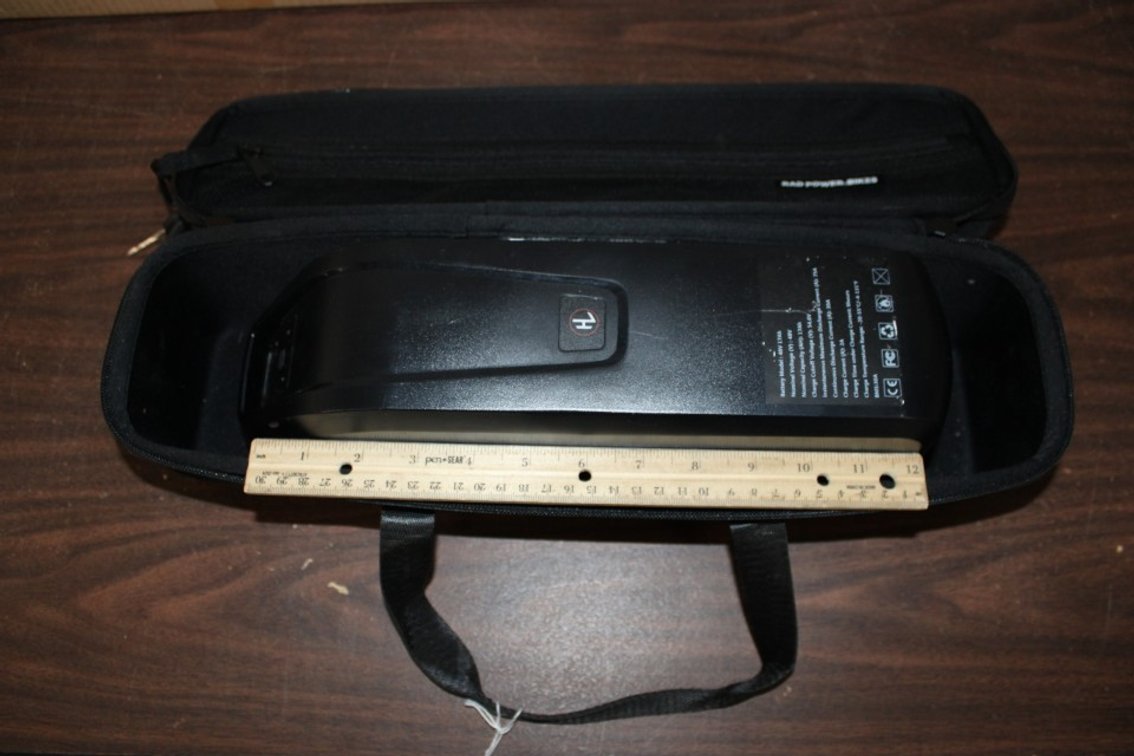 Rad Power Bikes Battery With Storage Case And Key.