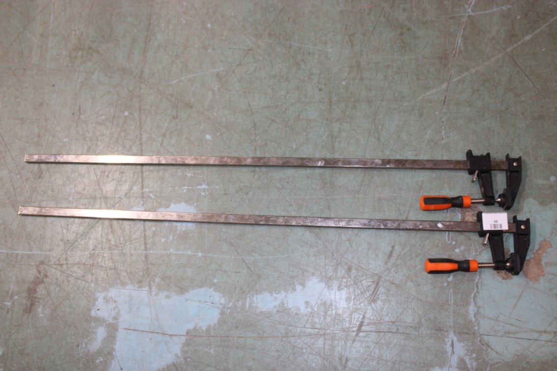 Two 40 Inch Bar Clamps.