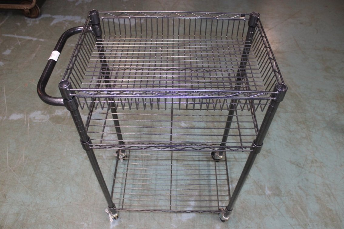 Wire Rolling Cart Measures 28 By 16 By 39.
