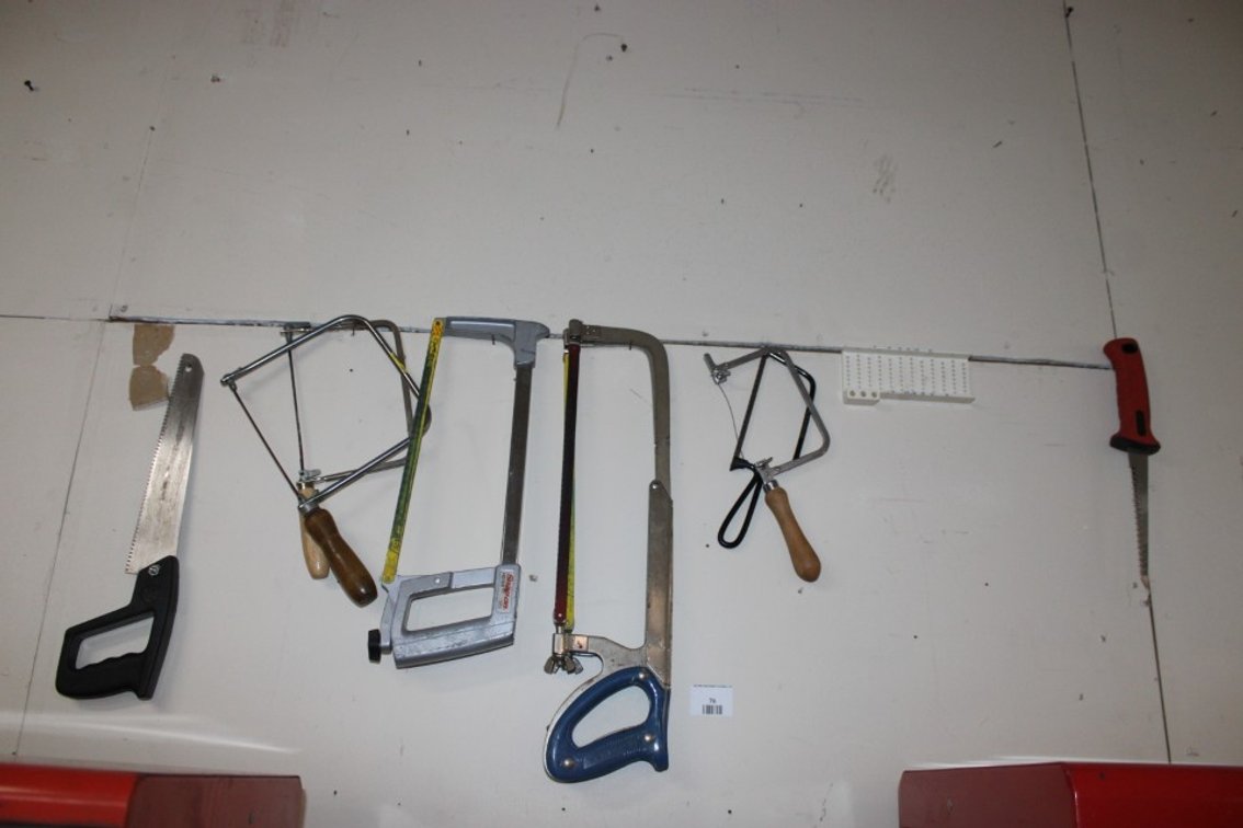 Assorted Saws.
