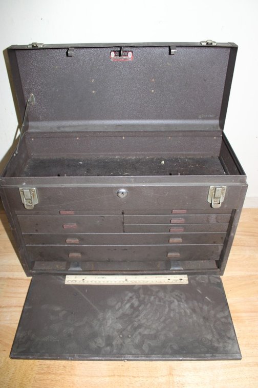 Kennedy Machinist Chest. Unlocked No Key, 20 x 9 x 13