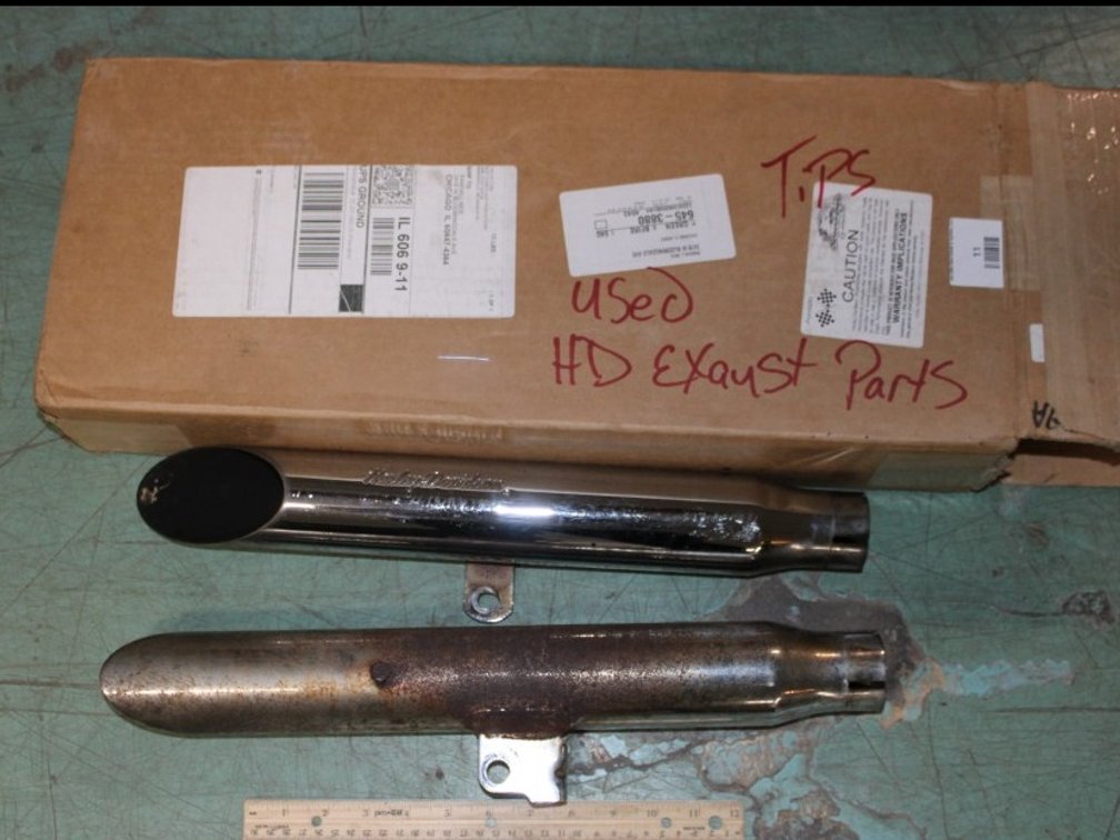 Used Harley-Davidson Exhaust Parts.