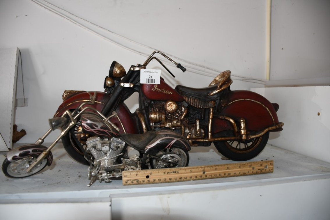 Resin and Die Cast Motorcycle Models