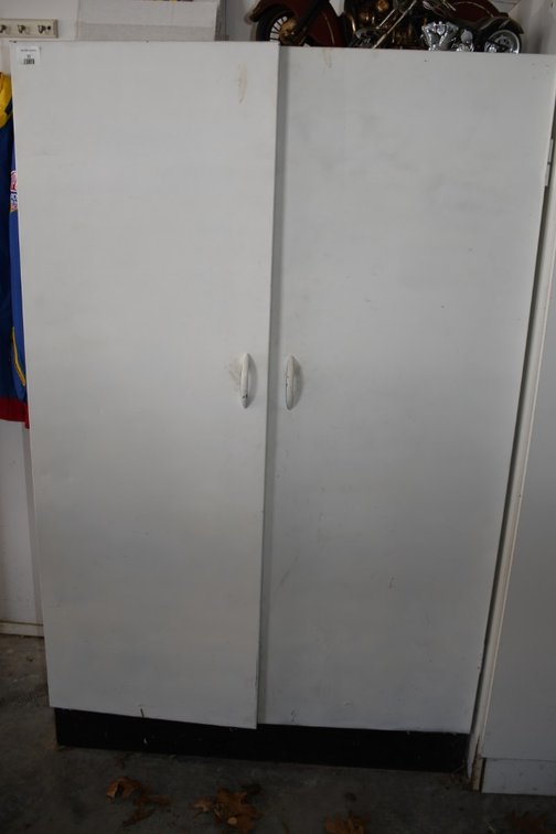 Metal 2 Door Cabinet - Measures 40 x 20 x 63