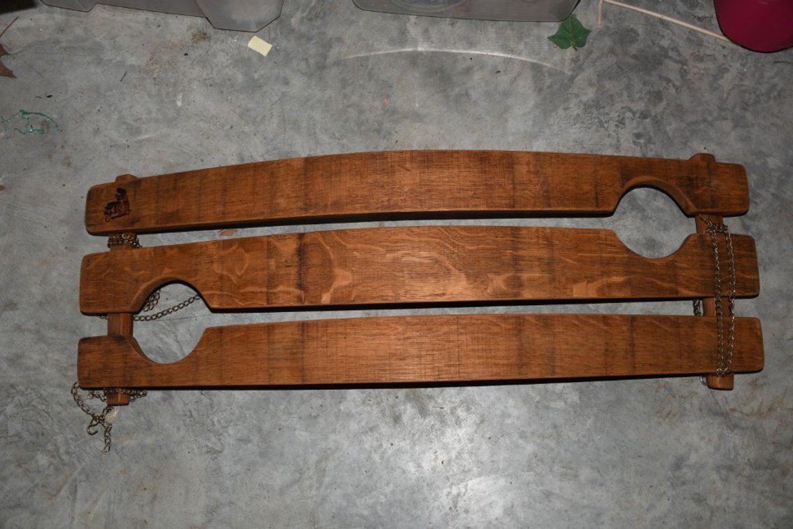 Wine Barrel Swing Seat
