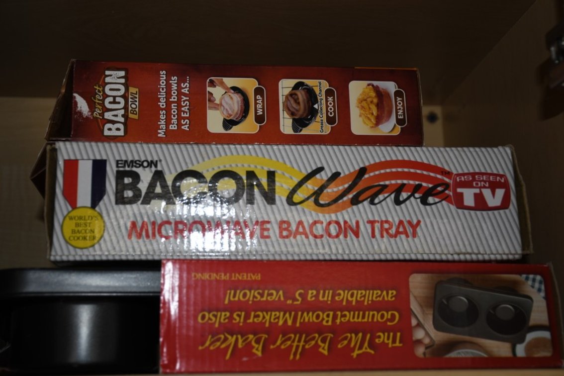 Bacon Bowl Maker, Bacon Wave Tray, and Gourmet Bowl Maker