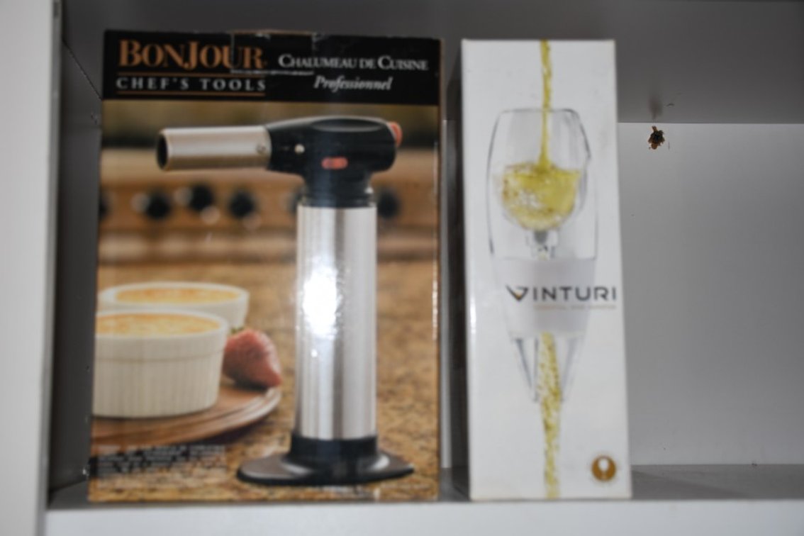 Kitchen Torch and Wine Aerator