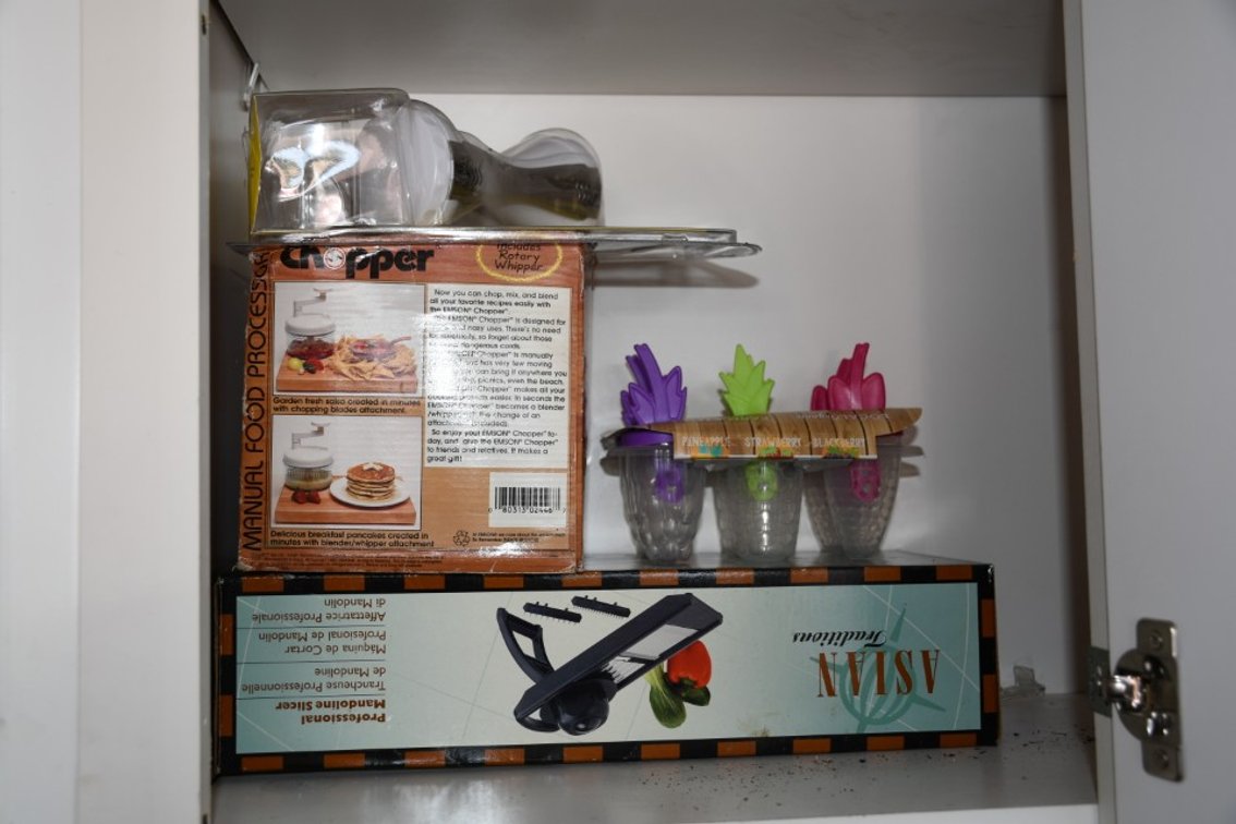 Food Chopper, Spiral Veggie Cutter, Popsicle Mold And Kitchen Mandolin