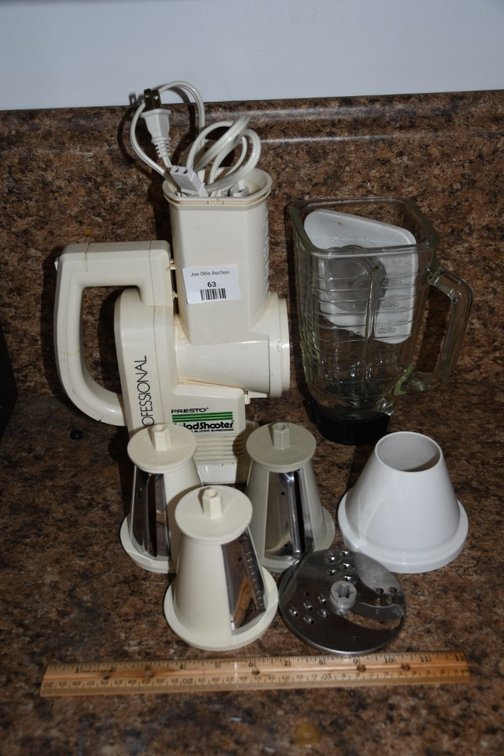 Salad Shooter (Missing Lock Ring) and a Blender Top Pitcher