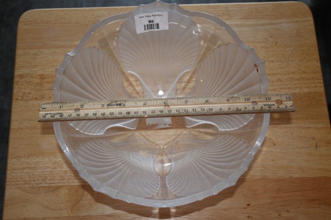 10 Inch Crystal Fruit Bowl