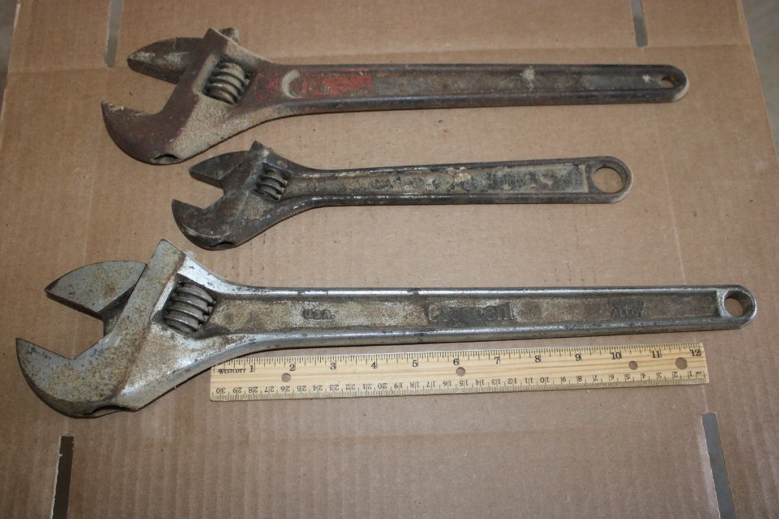 3 Adjustable Wrenches